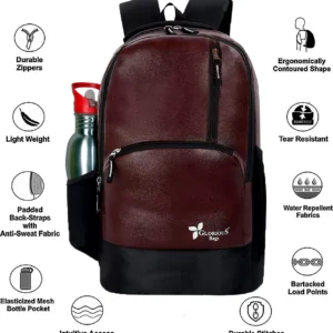 Glorious Classic Laptop Backpack – Brown & Black