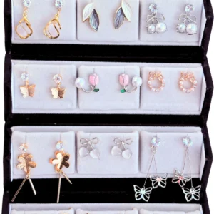 Elegant Charm Earrings Combo Set – 12 Pair Collection